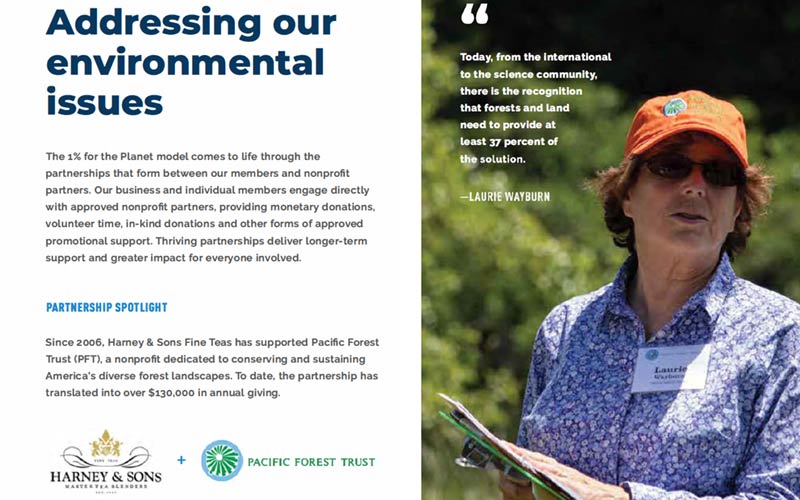 PFT featured in 1% for the Planet annual report