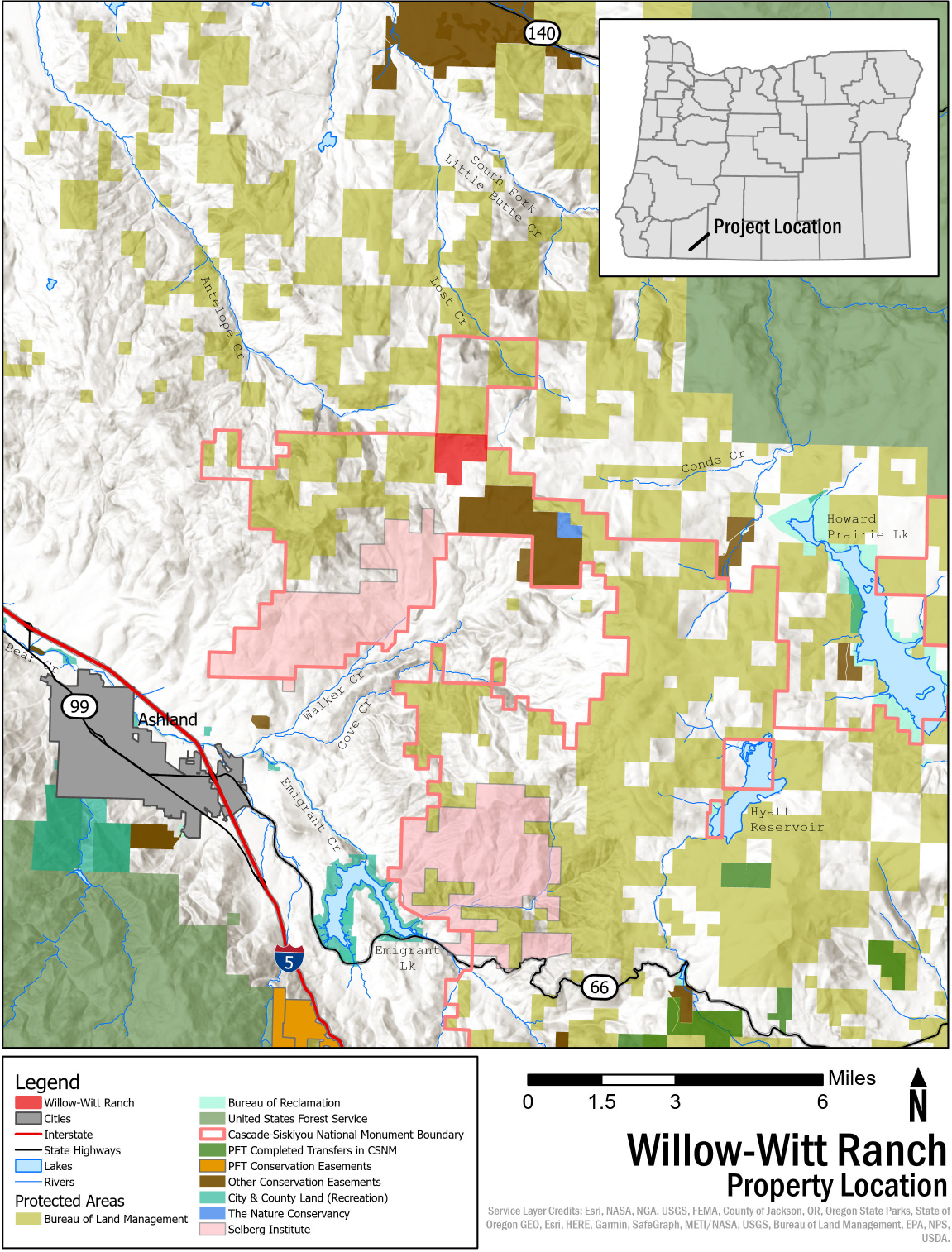 WillowWitt-Map Butte Creek Map