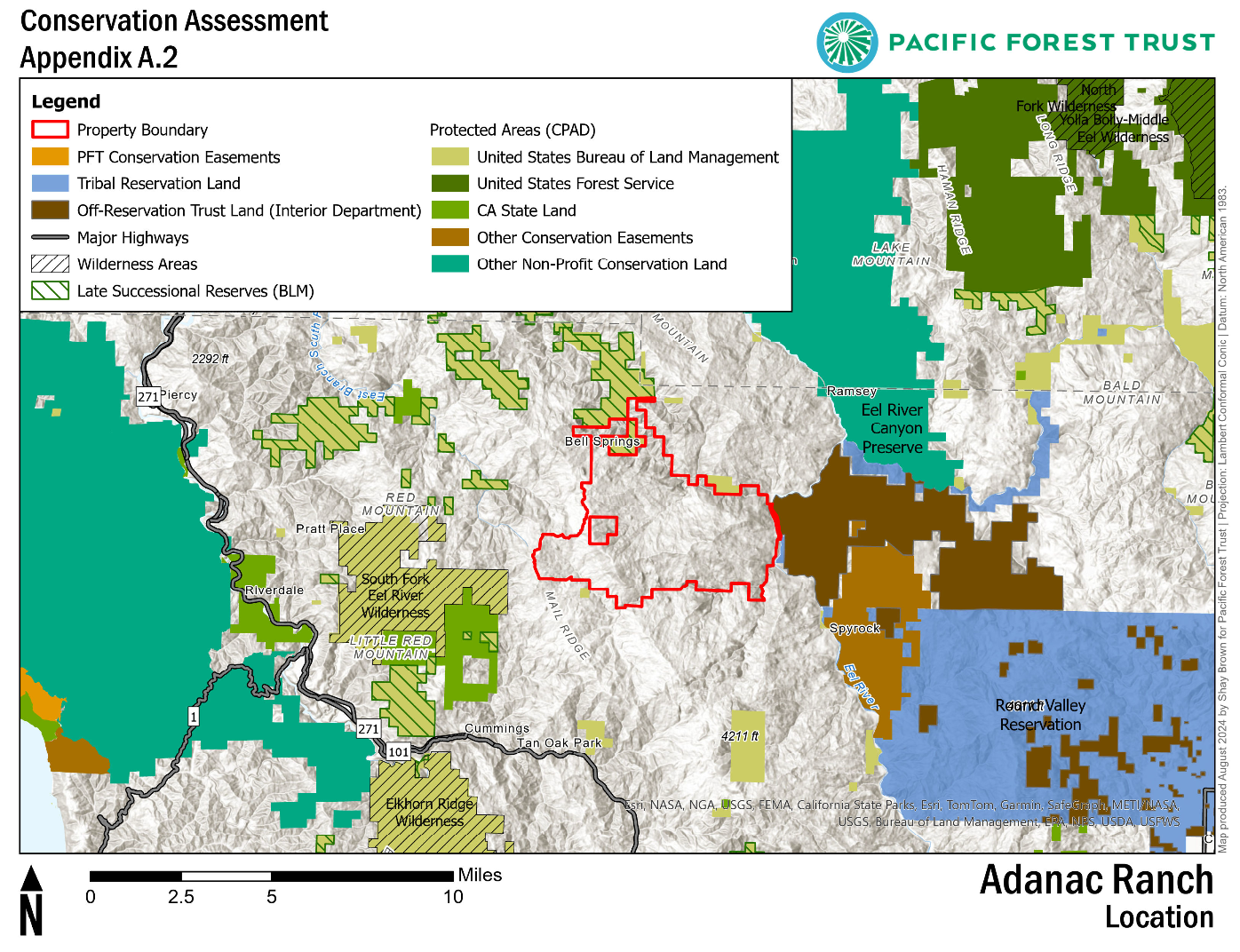 Butte Creek Map